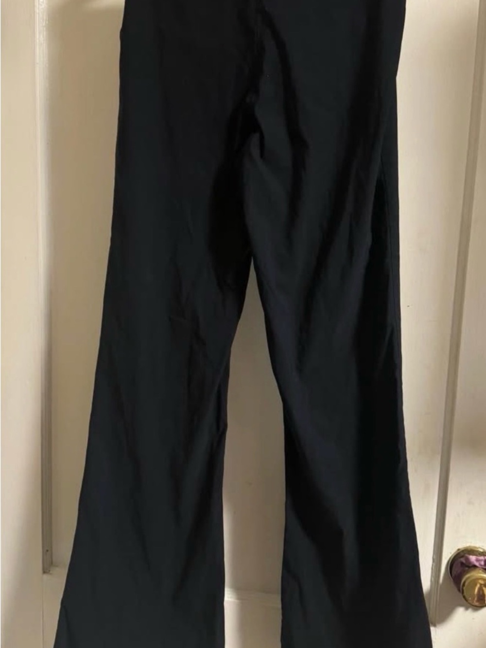 Vintage Y2K Black Wide-Leg Women's Pants, size 26”X31”